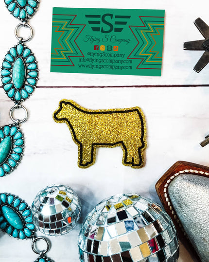 Show Calf Embroidered Patch (Patch ONLY)