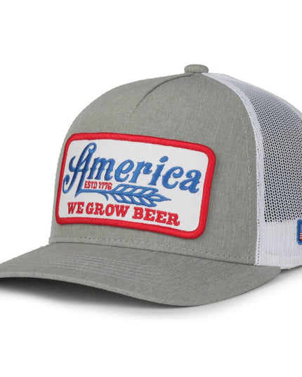 We Grow Beer Hat-Gray