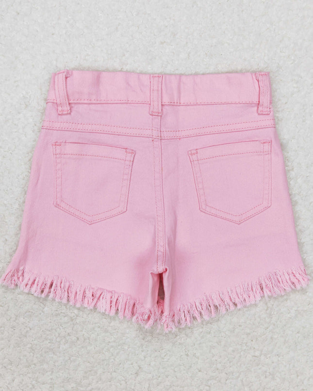 Sibling Baby Girls Denim Shorts Bottom