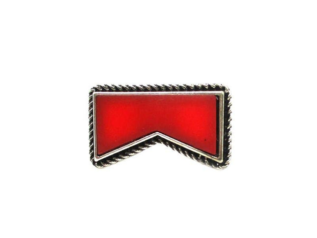 Western Red Cigarette Cuff Ring