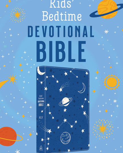 The Kids' Bedtime Devotional Bible: NLV [Cobalt Cosmos]