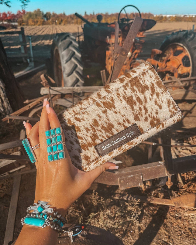 The Smoking Gun Cowhide Wallet a Haute Southern Hyde