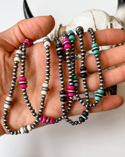 Western Navajo Pearl Choker Navajo Style Pearl