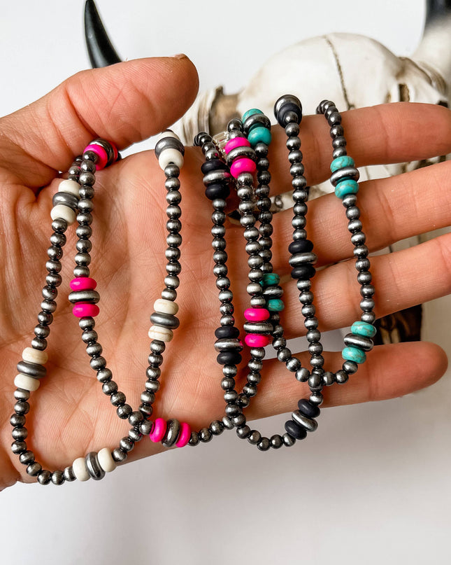 Western Navajo Pearl Choker Navajo Style Pearl