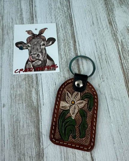 Small Tooled Keychain