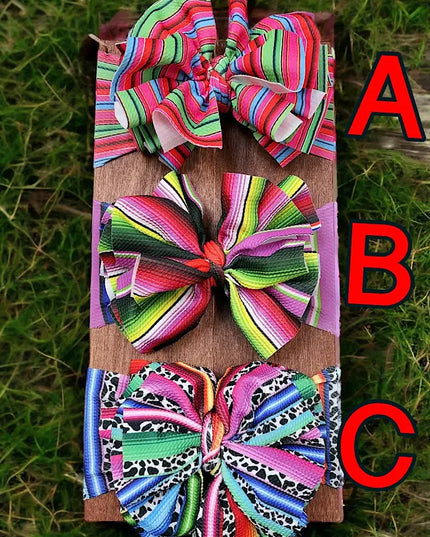 Big Tassel Printed Fashion Headband for Kids