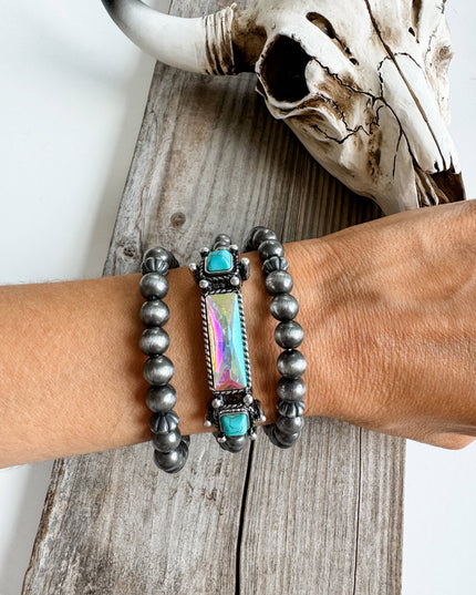 WESTERN STYLE BEADED BRACELET SET