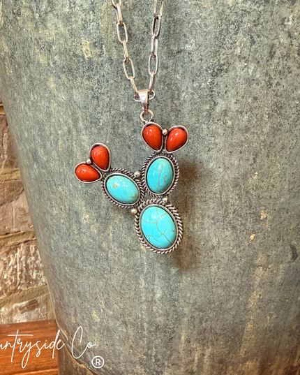 Cactus Statement Necklace