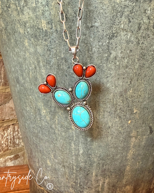 Cactus Statement Necklace