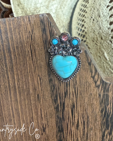 Heart Jewel Earrings