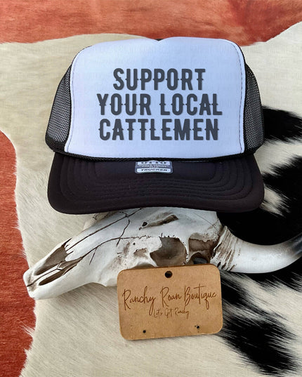 Support Your Local Cattlemen Western Foam Trucker Hat