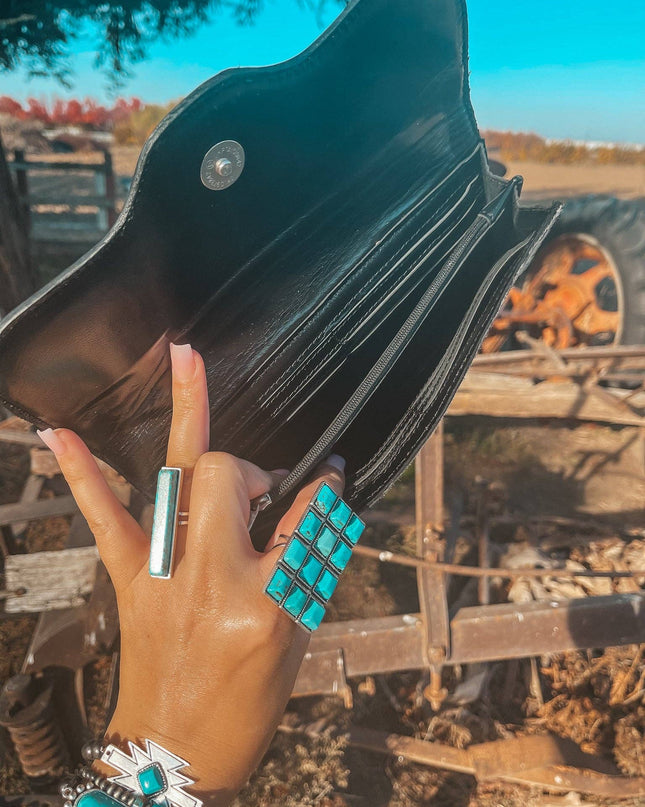 The Smoking Gun Cowhide Wallet a Haute Southern Hyde