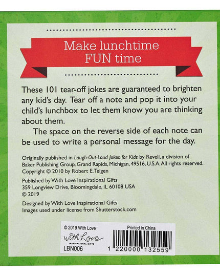 101 Lunchbox Notes Laugh-Out-Loud Jokes