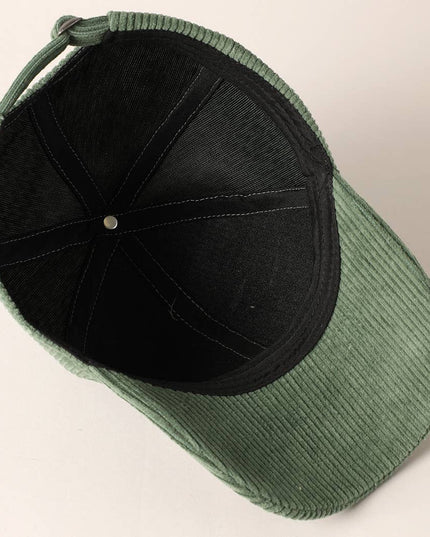 Howdy Darlin' Embroidery Patch Corduroy Cap