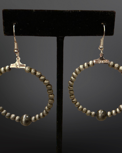 Faux Navajo Pearls Earrings