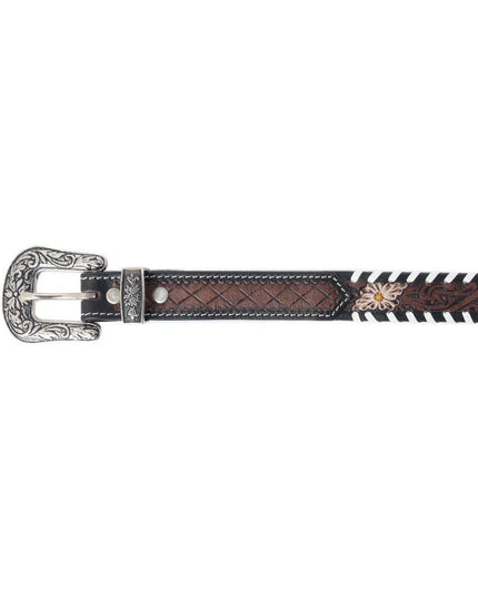 Wildrose Canyon Leather Kids' Belt in Bourbon Brown