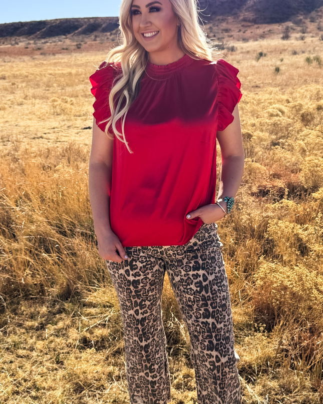 Babydoll Top Red