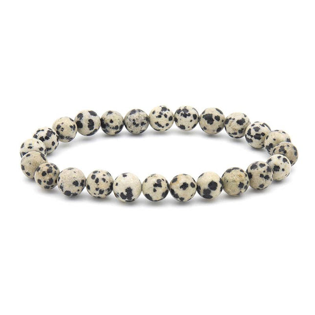 8MM Elastic Natural Stone Bracelets - CS