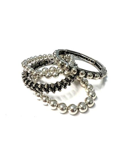 WESTERN 4 LAYERED BUBBLE STRETCH BRACELET