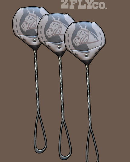 HORSIN' around FLY swat *GREY