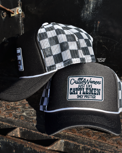 CattleWomen Are Prettier Printed Mesh Trucker Cap