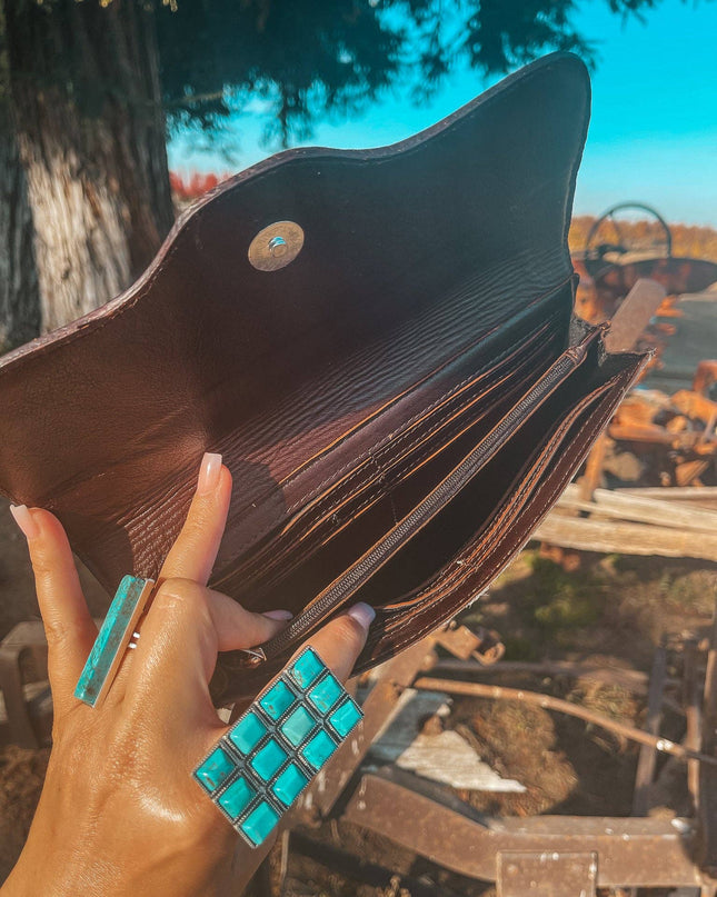 The Smoking Gun Cowhide Wallet a Haute Southern Hyde