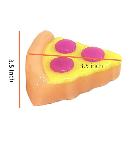 ADORABLE NEON  PIZZA SQUISHY TOY