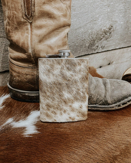 Cowhide Flask Stainless Steel Men & Women Gift