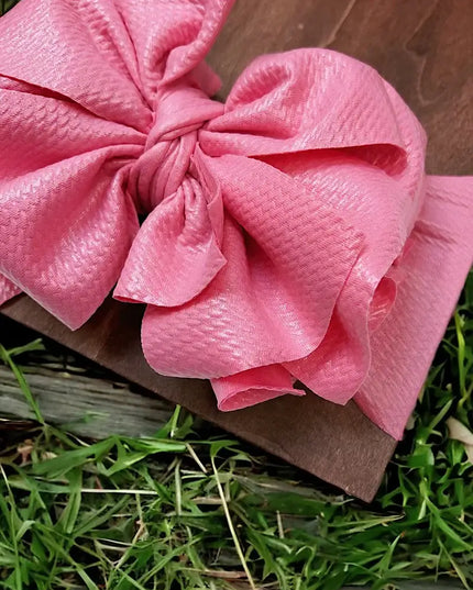 Metallic & Matte Faux Tassel Printed Fashion Headband