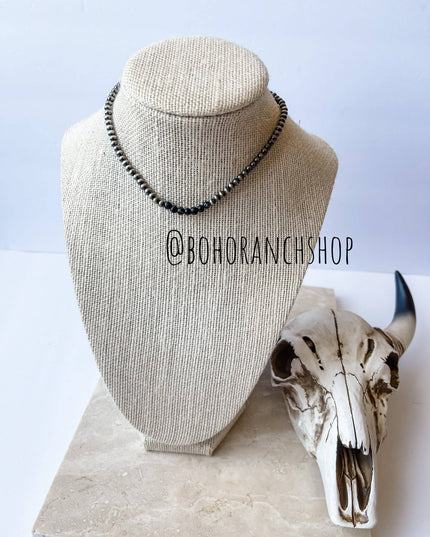 Western Navajo Bead Choker Necklace