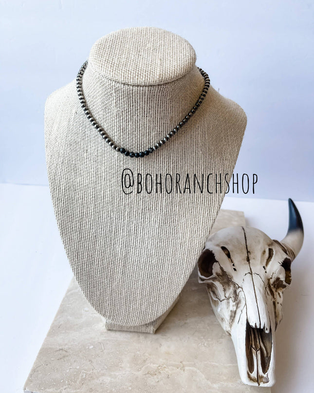 Western Navajo Bead Choker Necklace