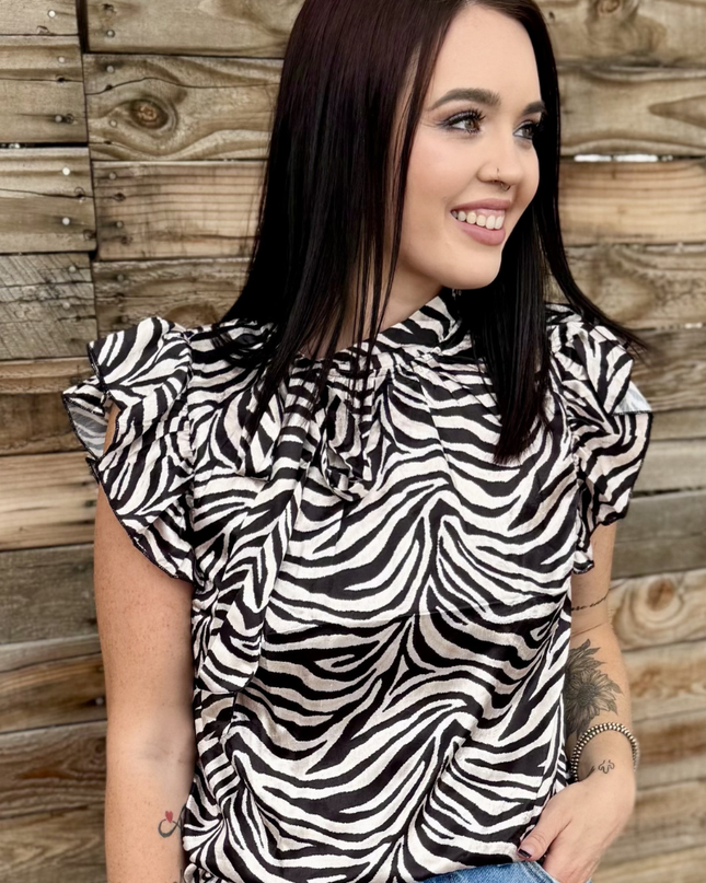 Savanna Stripe Top