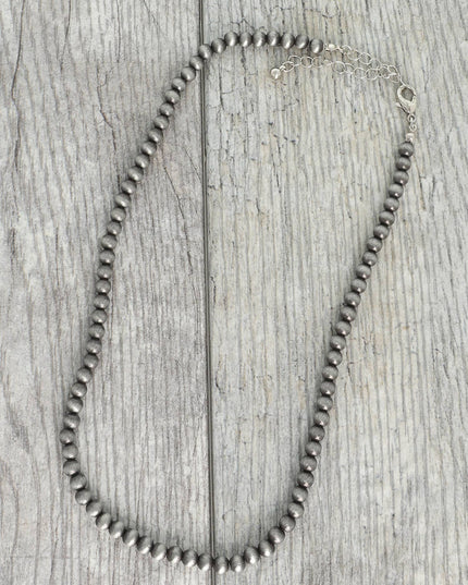 Western Navajo Pearl Beaded Necklace