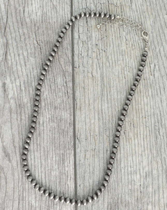 Western Navajo Pearl Beaded Necklace