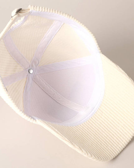 Howdy Darlin' Embroidery Patch Corduroy Cap