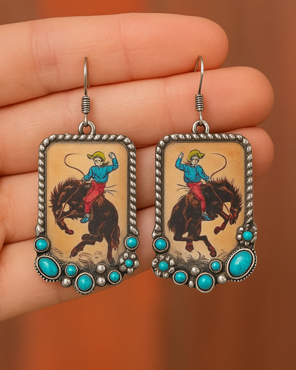 Wild Rider Turquoise Drops