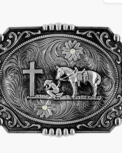 Praying Cowboy Belt Buckle 1790ATS