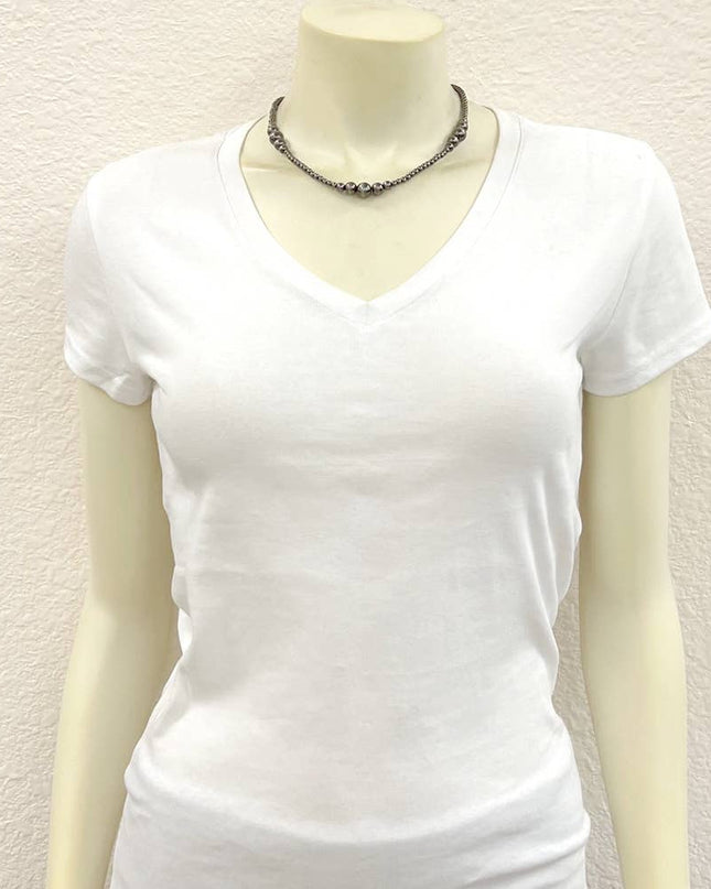 738118, Handmade 15" Clustered Polish Navajo Necklace