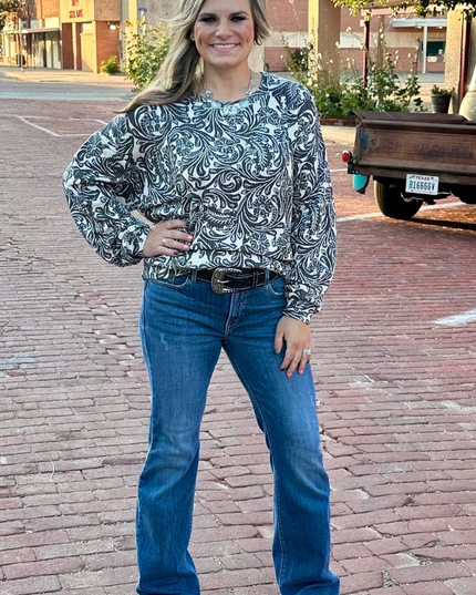 Tooled In Love Sweater Top