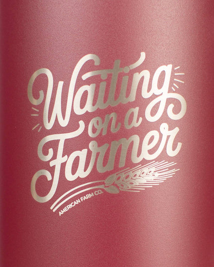 'Waiting on a Farmer' 40oz Water Tank Tumbler