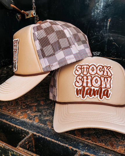 Stock Show Mama Printed Mesh Trucker Cap