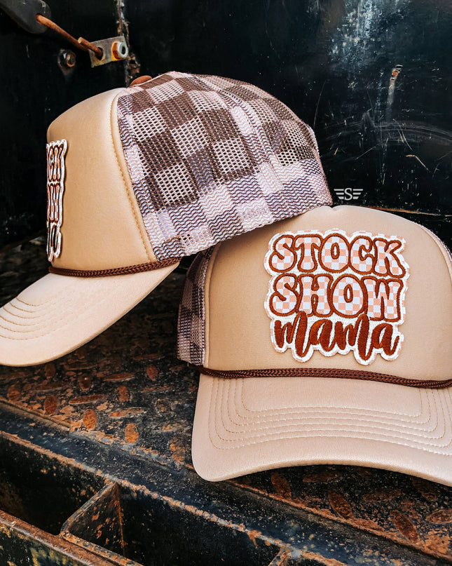 Stock Show Mama Printed Mesh Trucker Cap