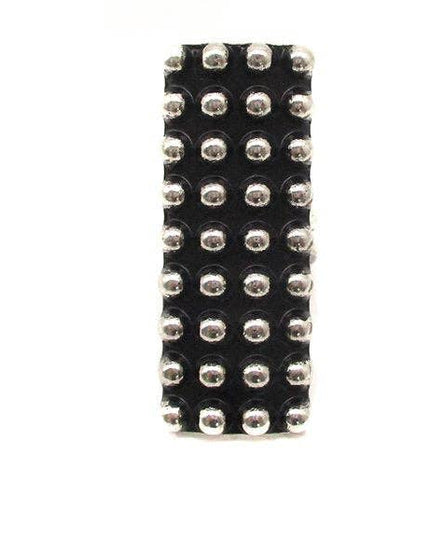 Western Rectangle Dot Bubble Cuff Ring