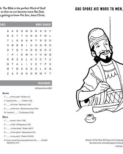 Know Your Bible Activity Book for Kids