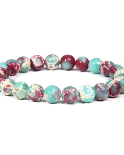 8MM Elastic Natural Stone Bracelets - CS