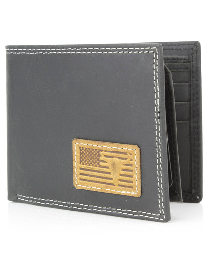 Bi-Fold Men’s Wallet with American Flag ABMW 25-2005