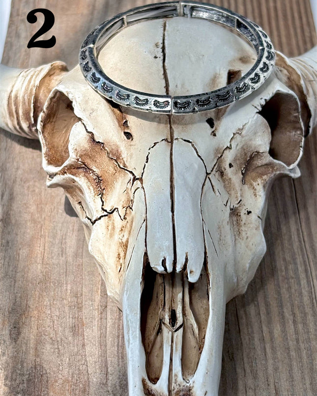Western Style Aztec Pattern Stretch Bracelet