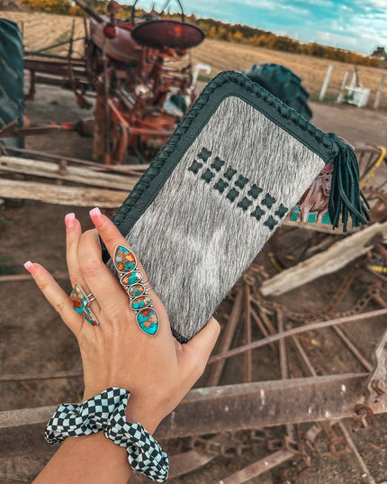The Hazy Wesson (Black Leather) Wallet a Haute Southern Hyde