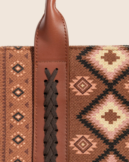 Boho Western Pattern Square Bag