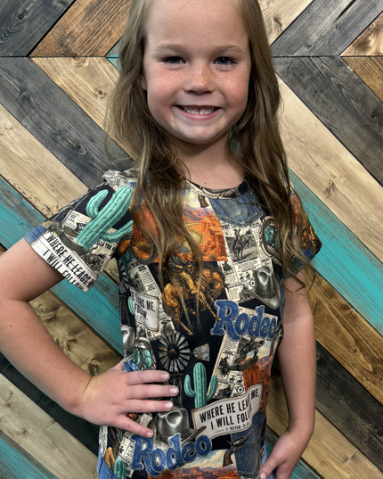 Mini Retro Rodeo Nights Top
